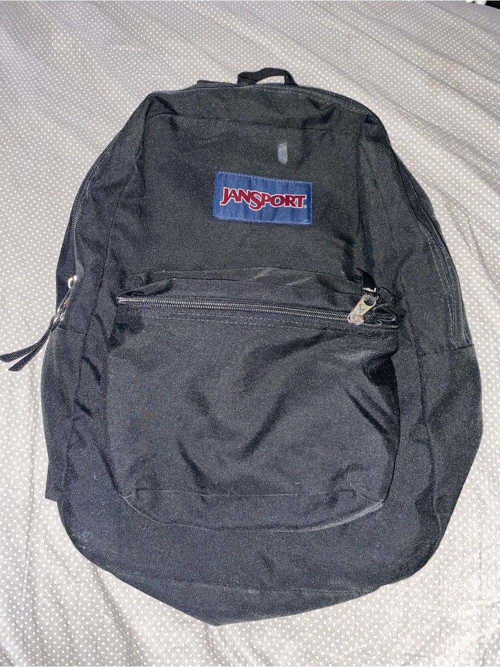 Classic black jansport backpack